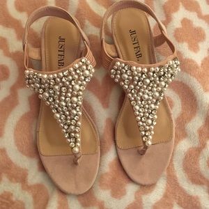 Just Fab Sandals | Blush | Size 6